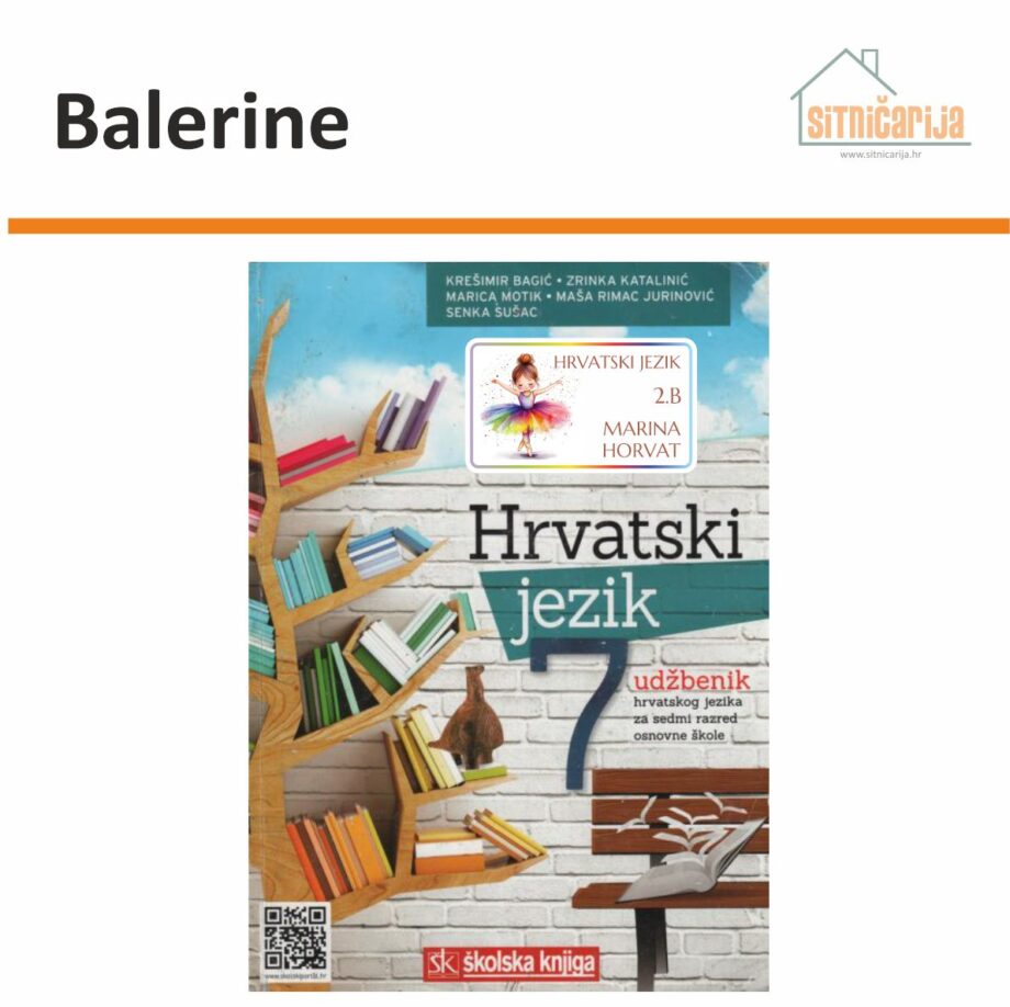 Naljepnice za knjige i bilježnice - Balerine